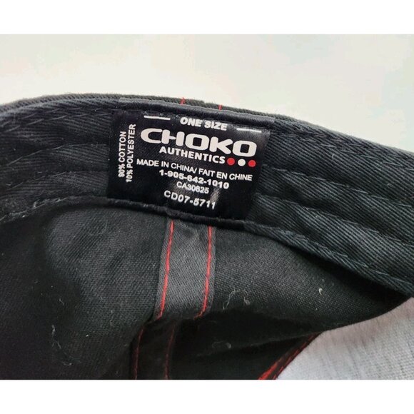 Dodge SRT Supercharged Hellcat Black & Red Hat Cap Choko Adjustable - Picture 9 of 9